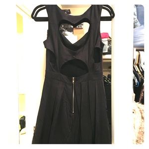 Dress with Heart Cutout