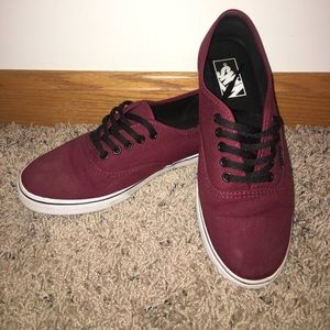 Maroon Vans
