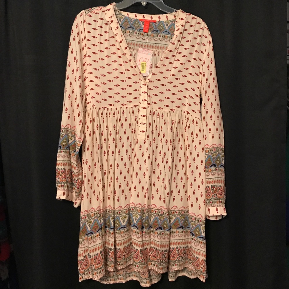Printed casual dress
