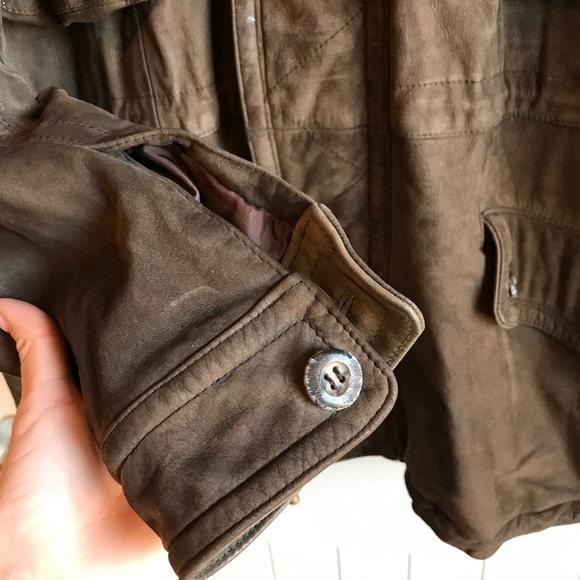 The Territory Ahead Genuine Leather Jacket Coat - Picture 5 of 8