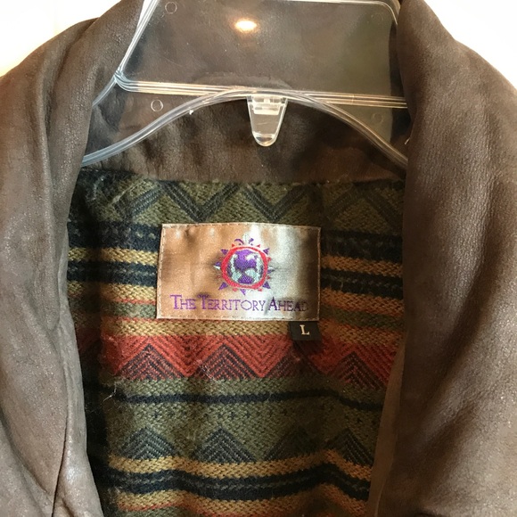 The Territory Ahead Genuine Leather Jacket Coat - Picture 6 of 8