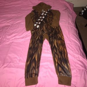 Boys Small  chewbacca onsie