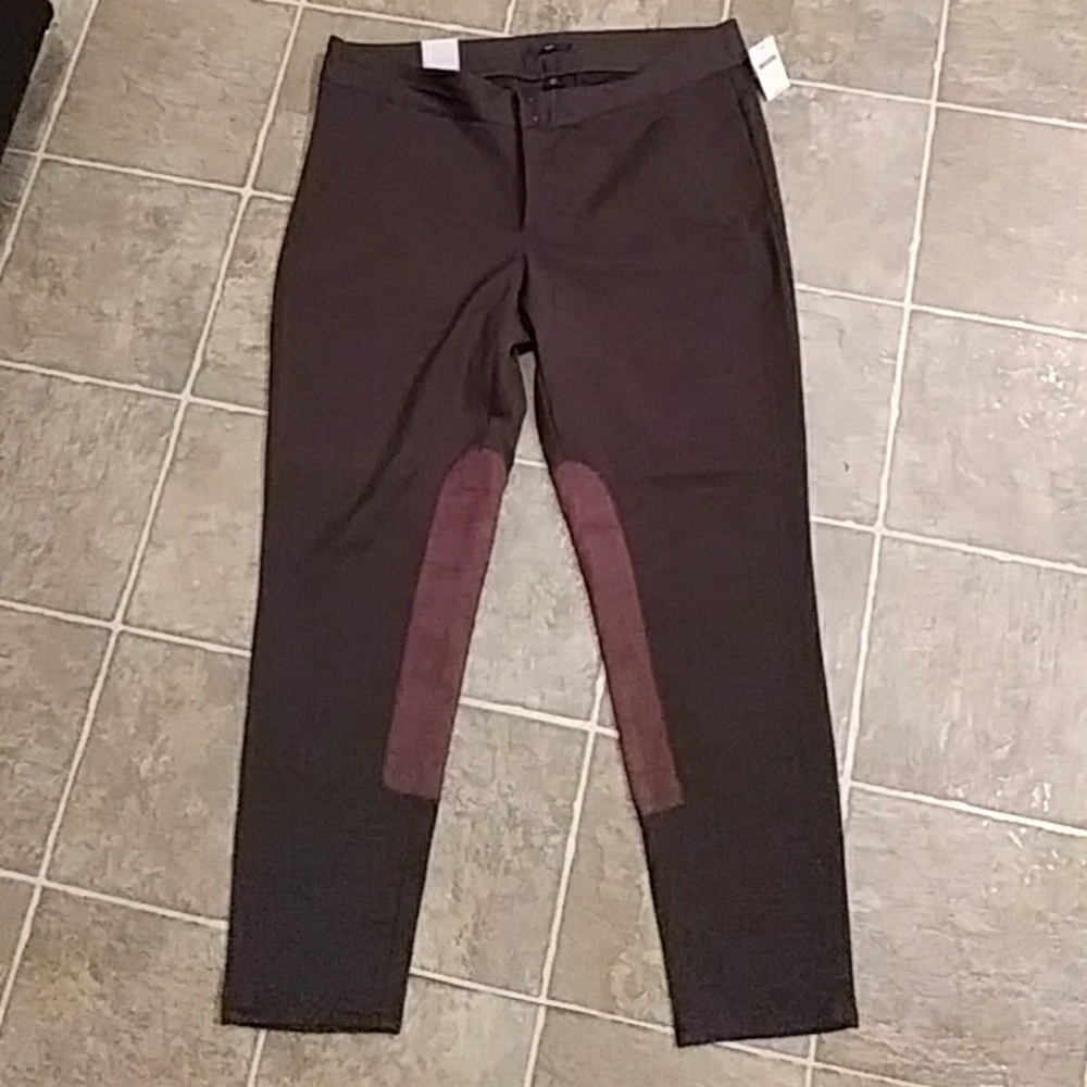 Nwt GAP brown Skinny Riding Pants Size 14