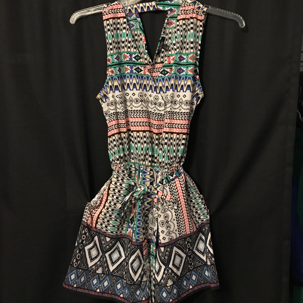 Multicolored romper