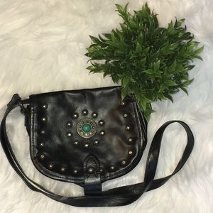 Vintage style crossbody purse
