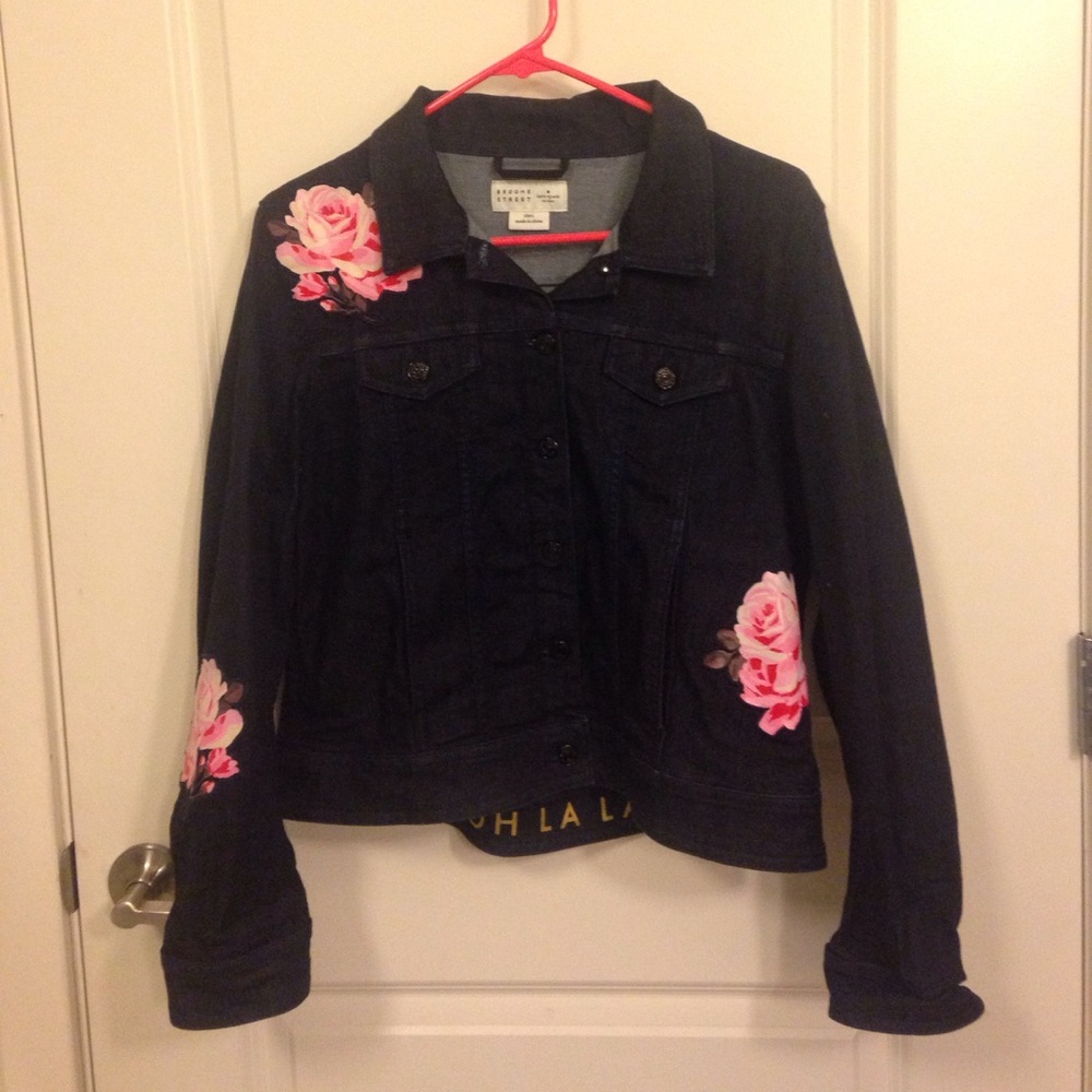 Kate Spade Rose Denim Jacket