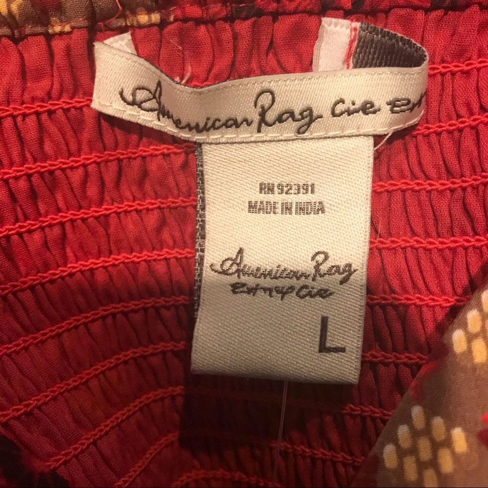 NWT American Rag Shitake Patchwork Dress Large - Picture 4 of 8