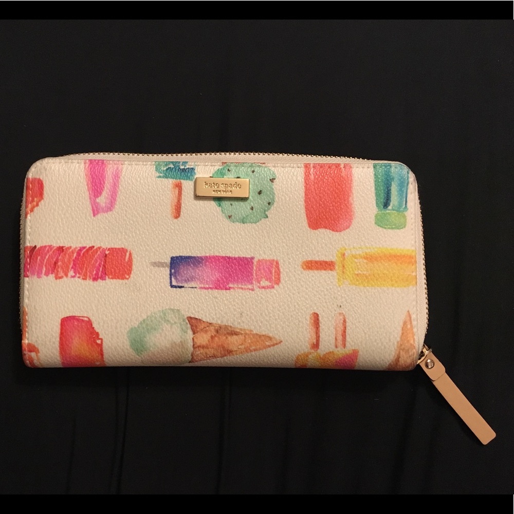 Kate spade zip around wallet