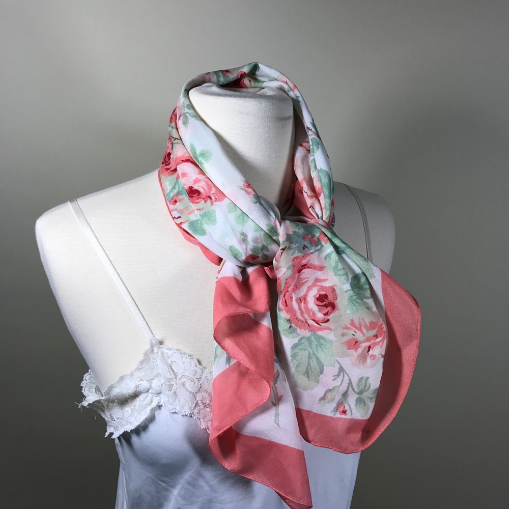 Silk Rose Scarf