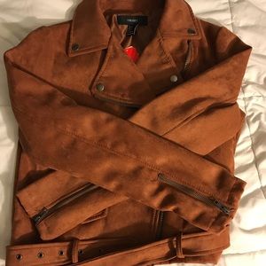 Brand New Faux Suede Moto Jacket!