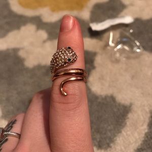 Rose Gold snake ring