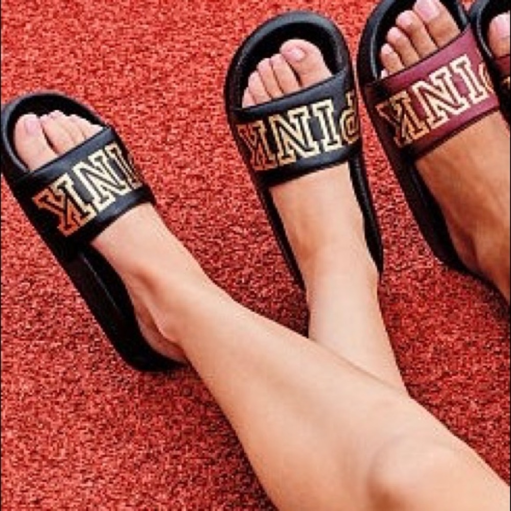 PINK Victoria's Secret slides flip flops sandals