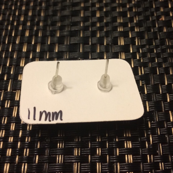 Aqua Sparkle Geode Inspired Earrings - Picture 2 of 3