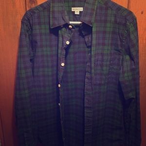Blue and Green Flannel
