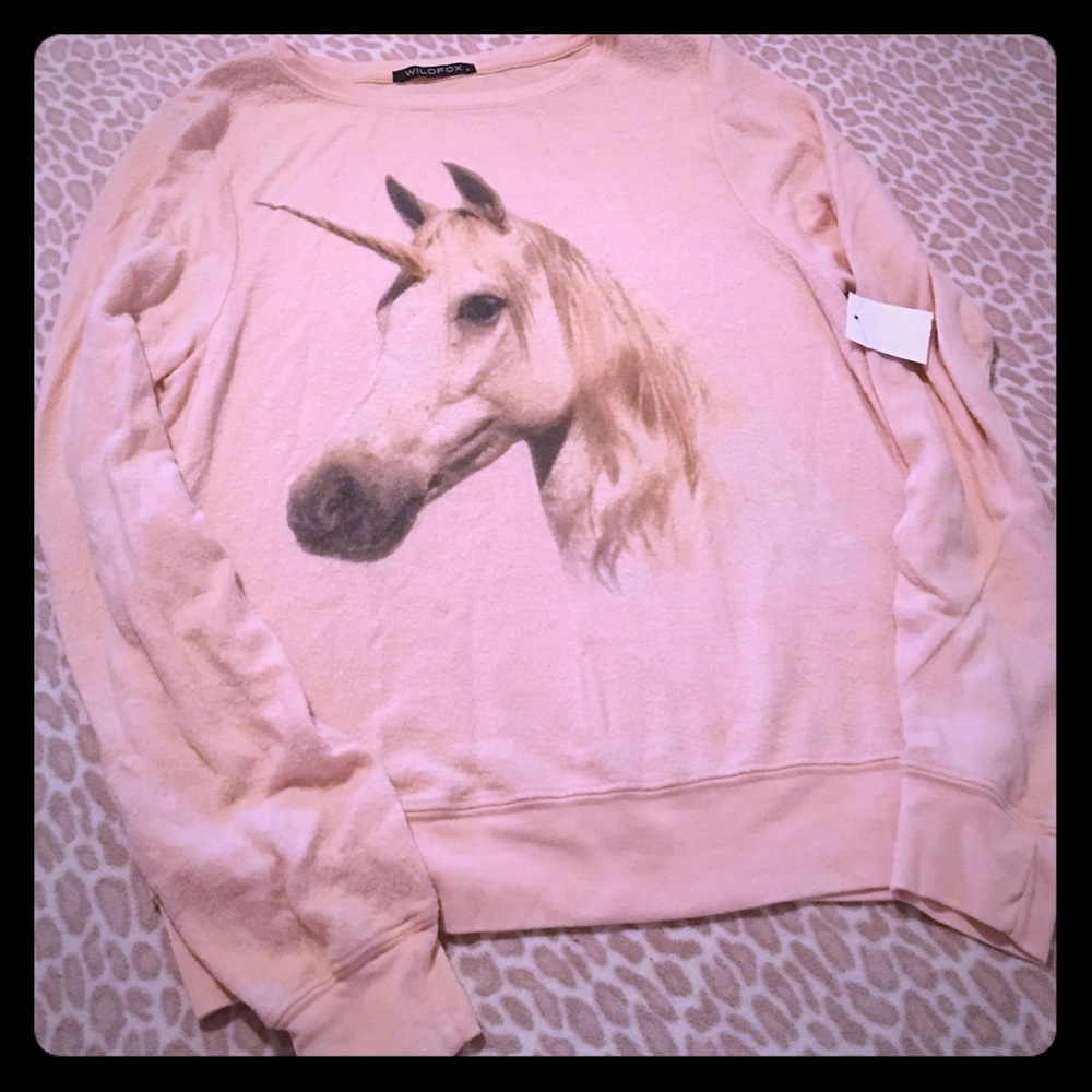 WILDFOX 🍑 UNICORN JUMPER SIZE S