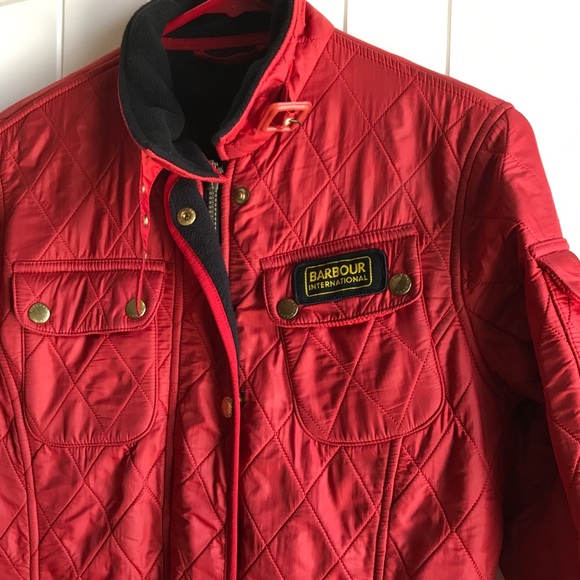 Barbour Jacket Coat Quilted Pattern with Belt - Picture 4 of 8