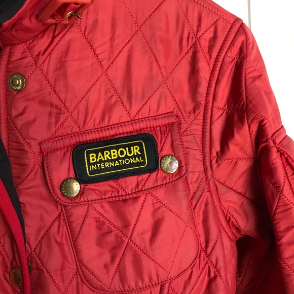 Barbour Jacket Coat Quilted Pattern with Belt - Picture 6 of 8