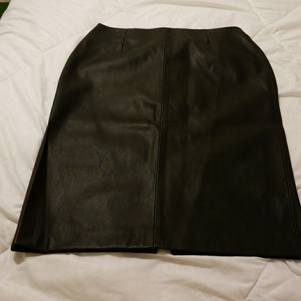 Zara Faux Leather Skirt