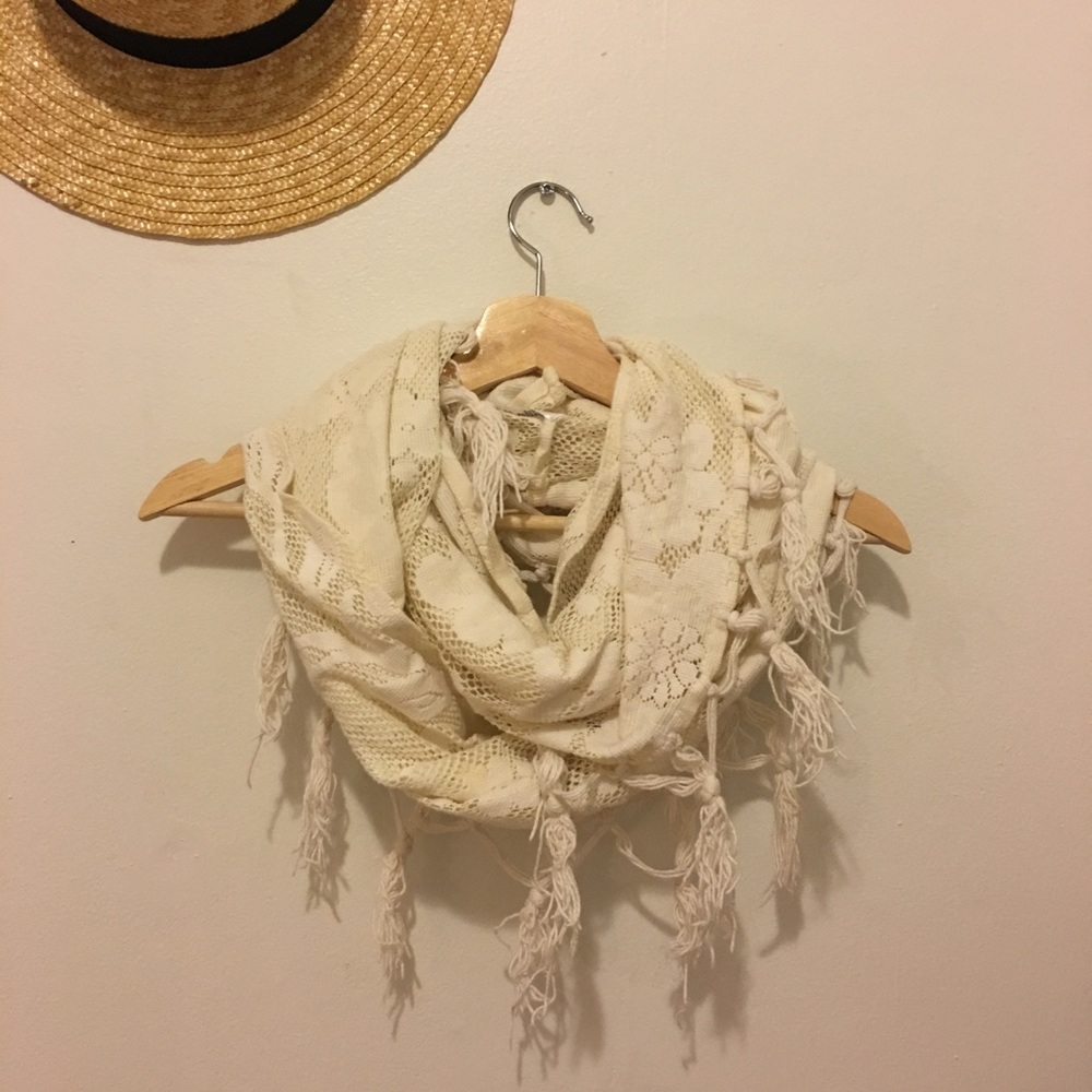 Fringe Lace Scarf