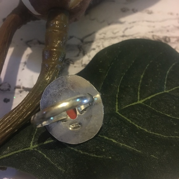 ⚜️Red Coral Ring Size 7.5⚜️ - Picture 5 of 8