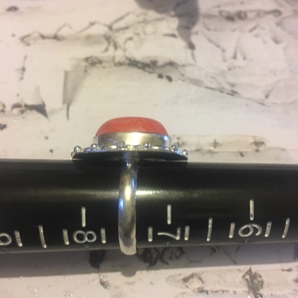 ⚜️Red Coral Ring Size 7.5⚜️ - Picture 7 of 8