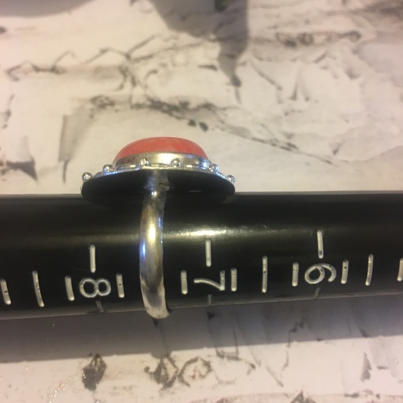 ⚜️Red Coral Ring Size 7.5⚜️ - Picture 8 of 8