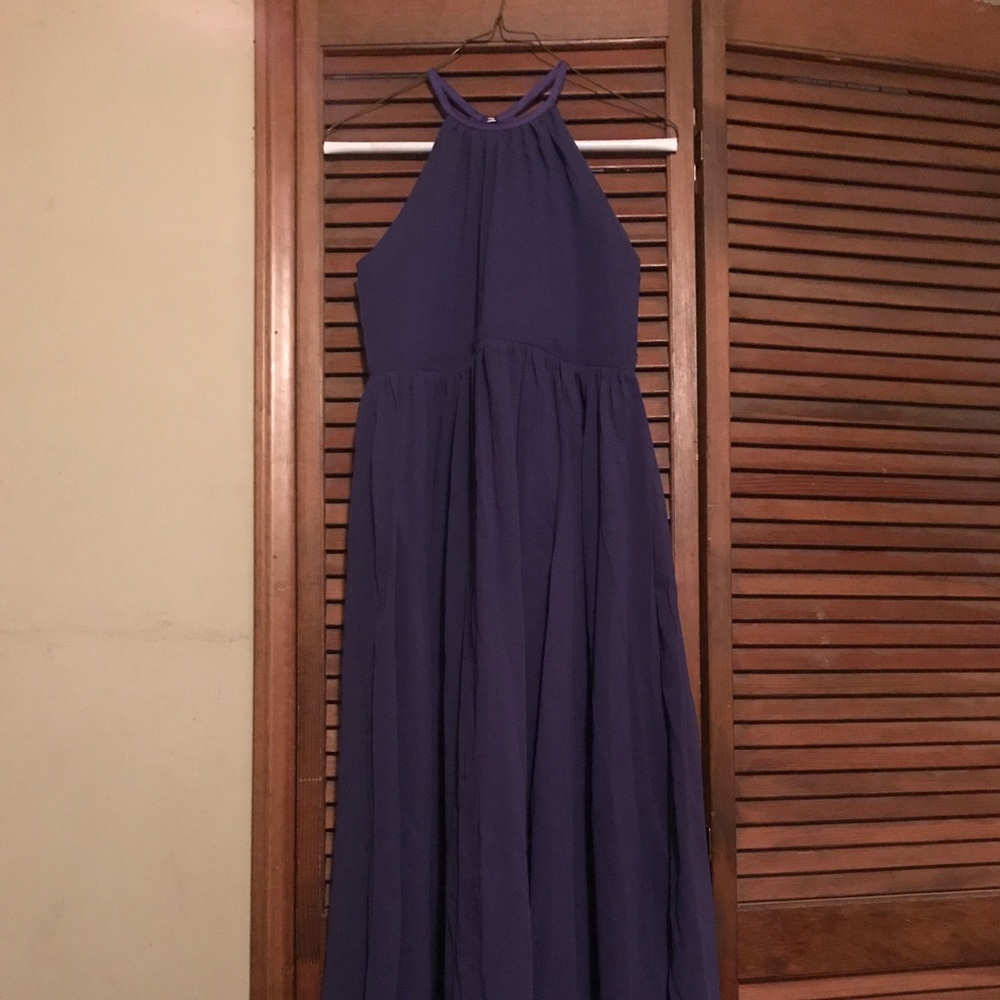 NWOT Purple ankle length dress