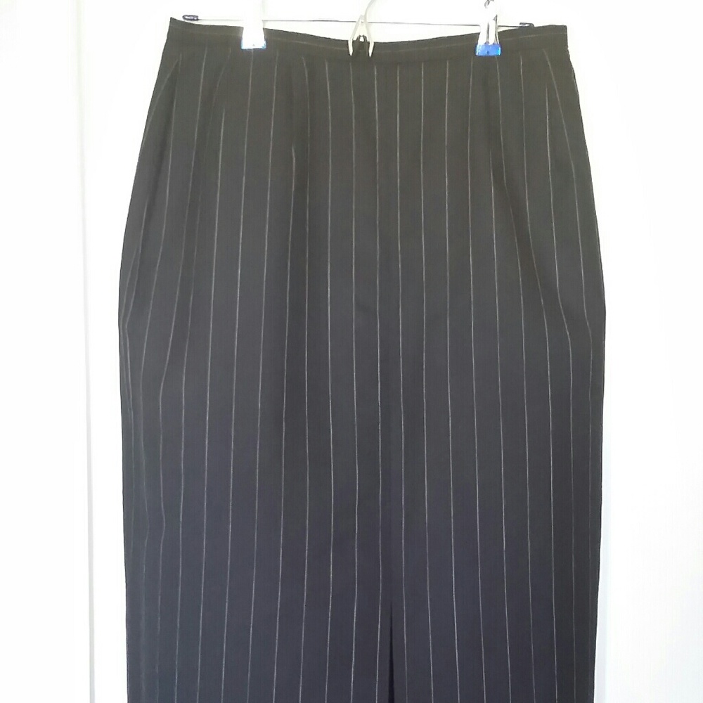 ***SOLD***Harve Benard Pinstripe Skirt