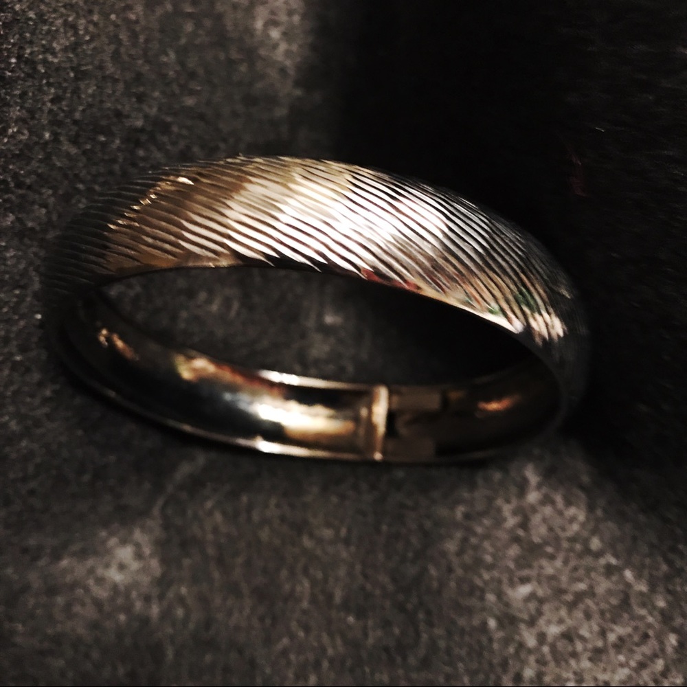 Sterling silver black rodium bracelet.