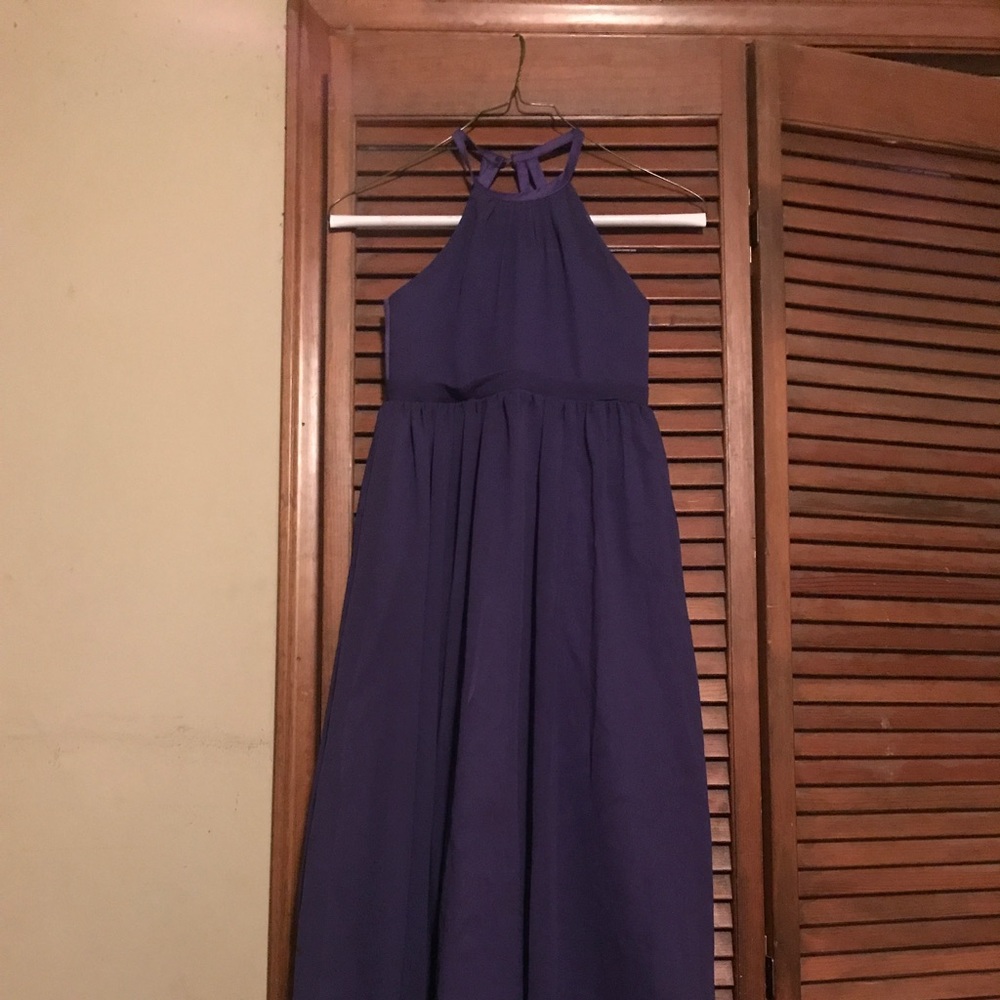 NWOT Purple ankle length dress
