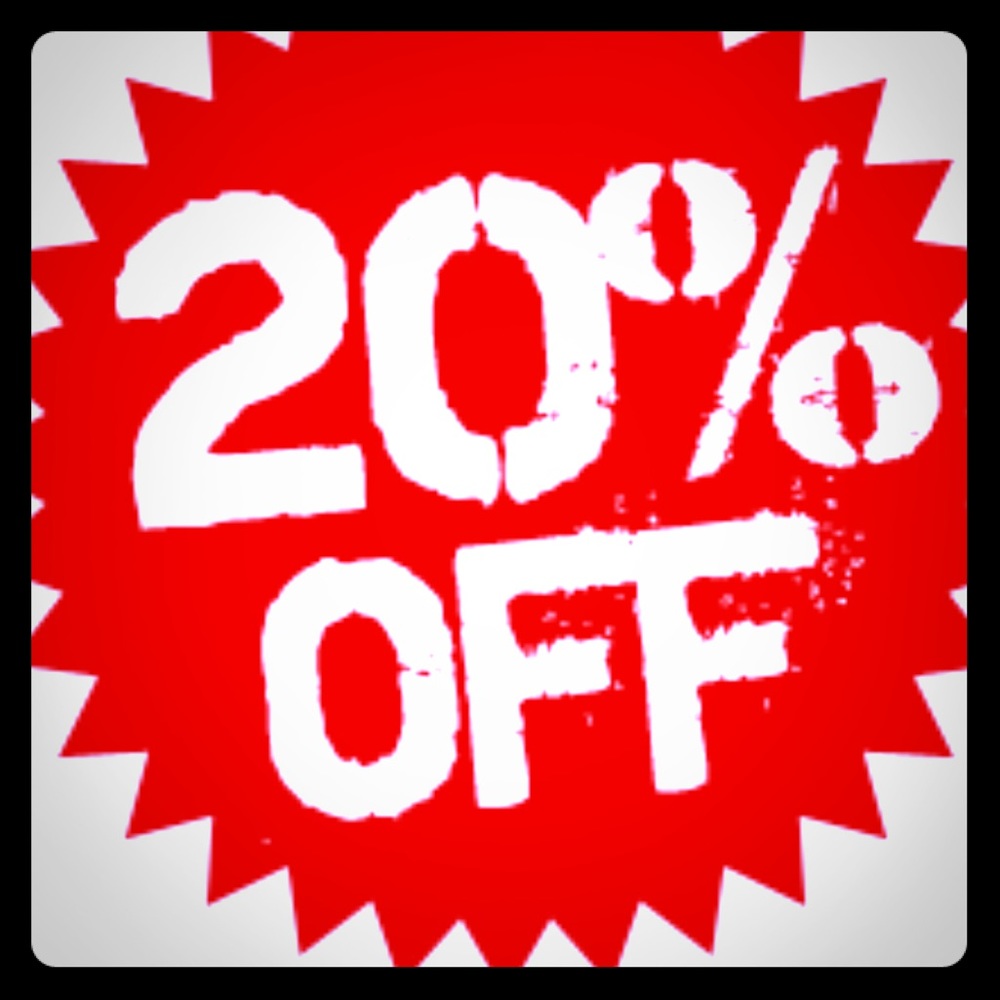 20% off! Make your offers now!