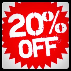 20% off! Make your offers now!