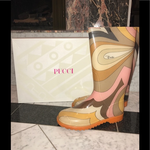 Emilio Pucci Shoes - Emilio Pucci Classic Rain Boots