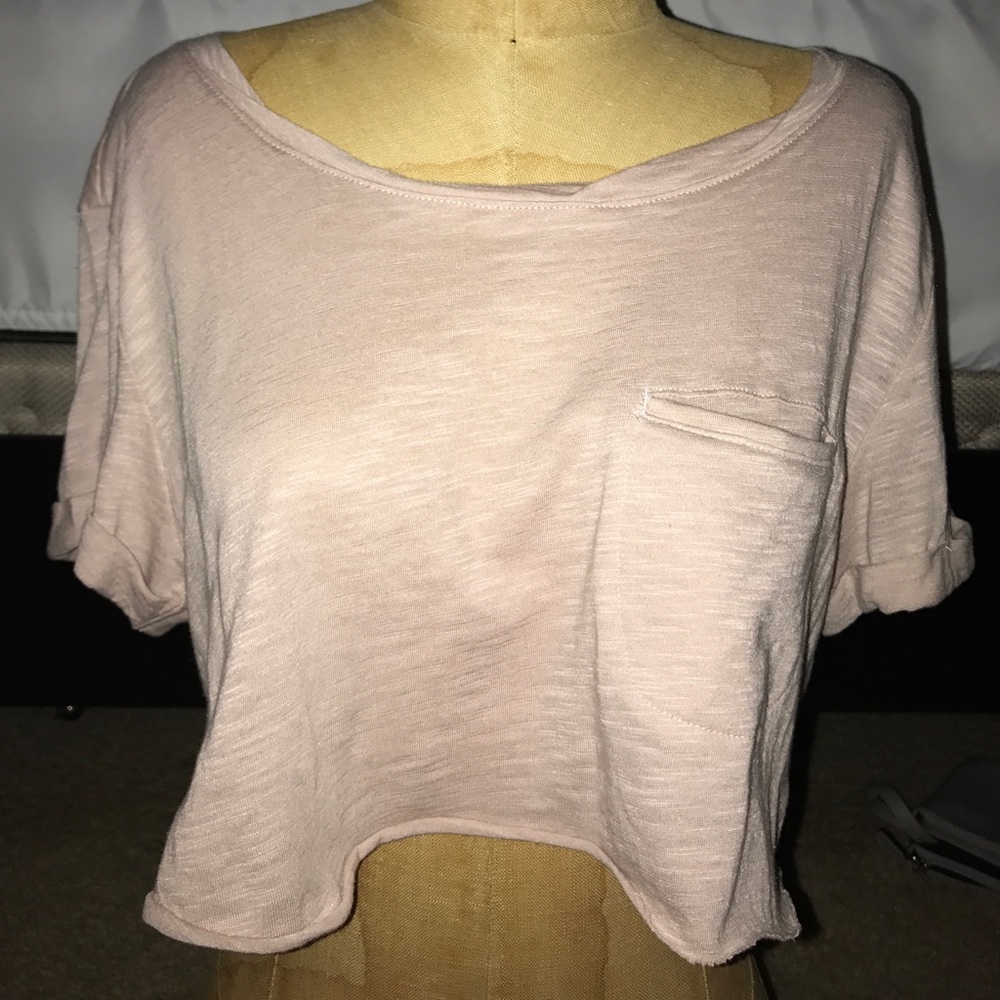 H&M basics cropped tee