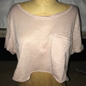H&M basics cropped tee