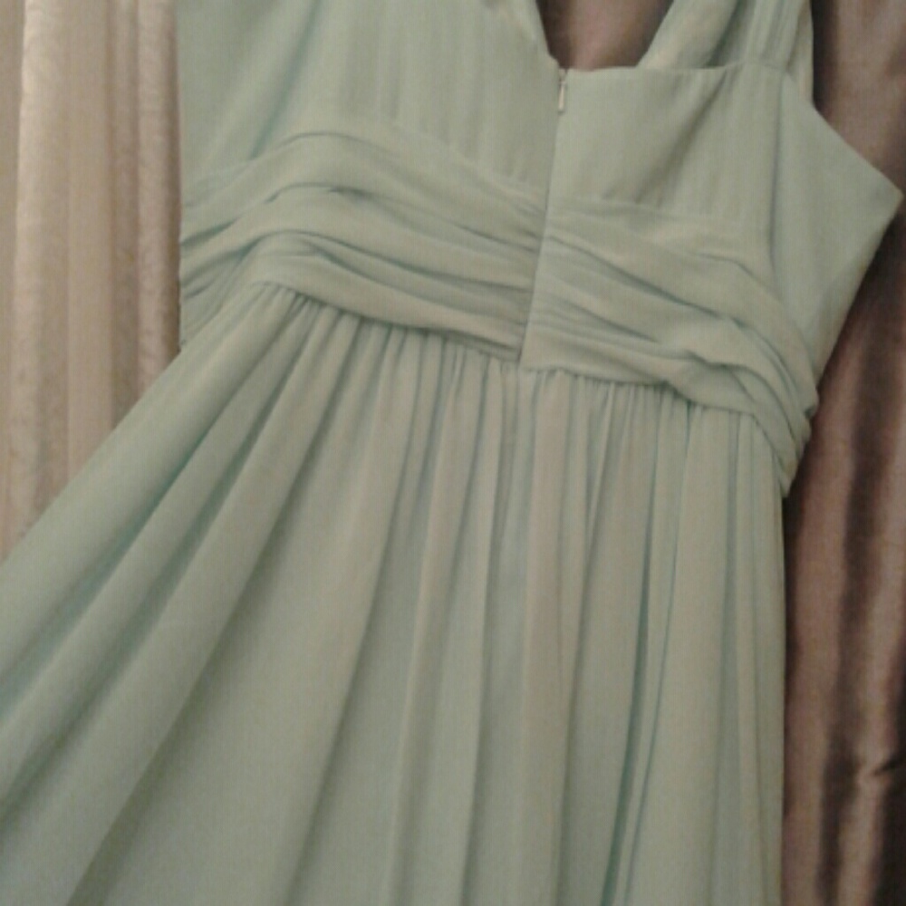 Teal home coming dress - Picture 6 of 7
