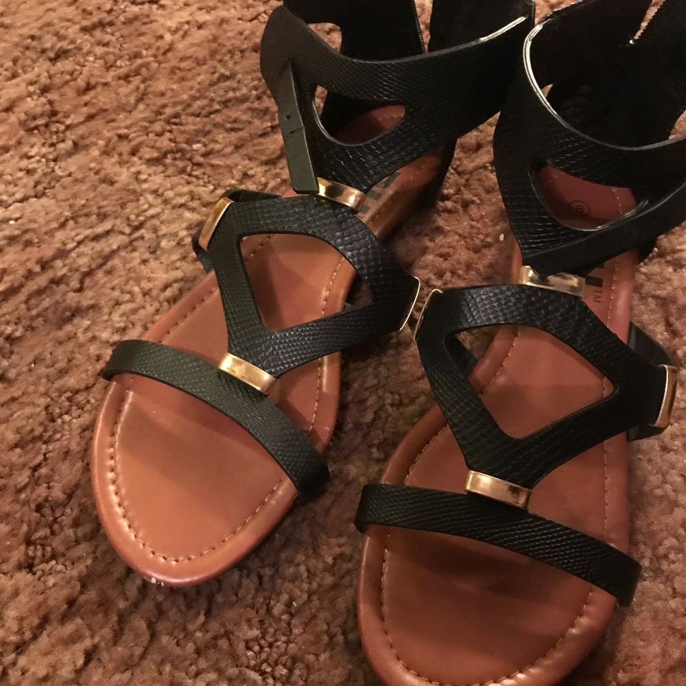 Black sandals