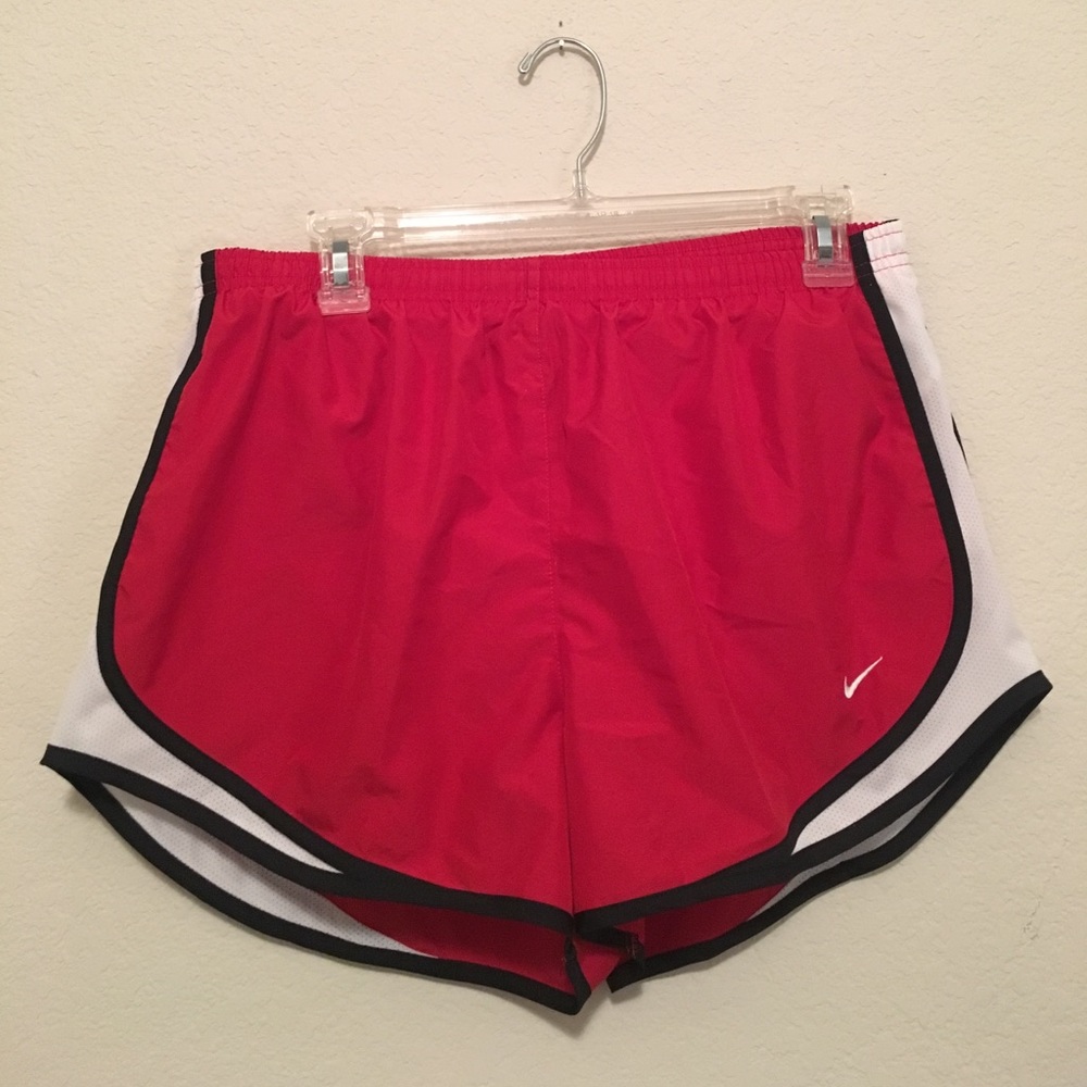 Red Nike shorts!