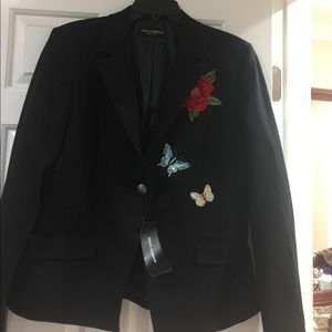 Dolce & Gabbana Milano  swavorski floral Blazer