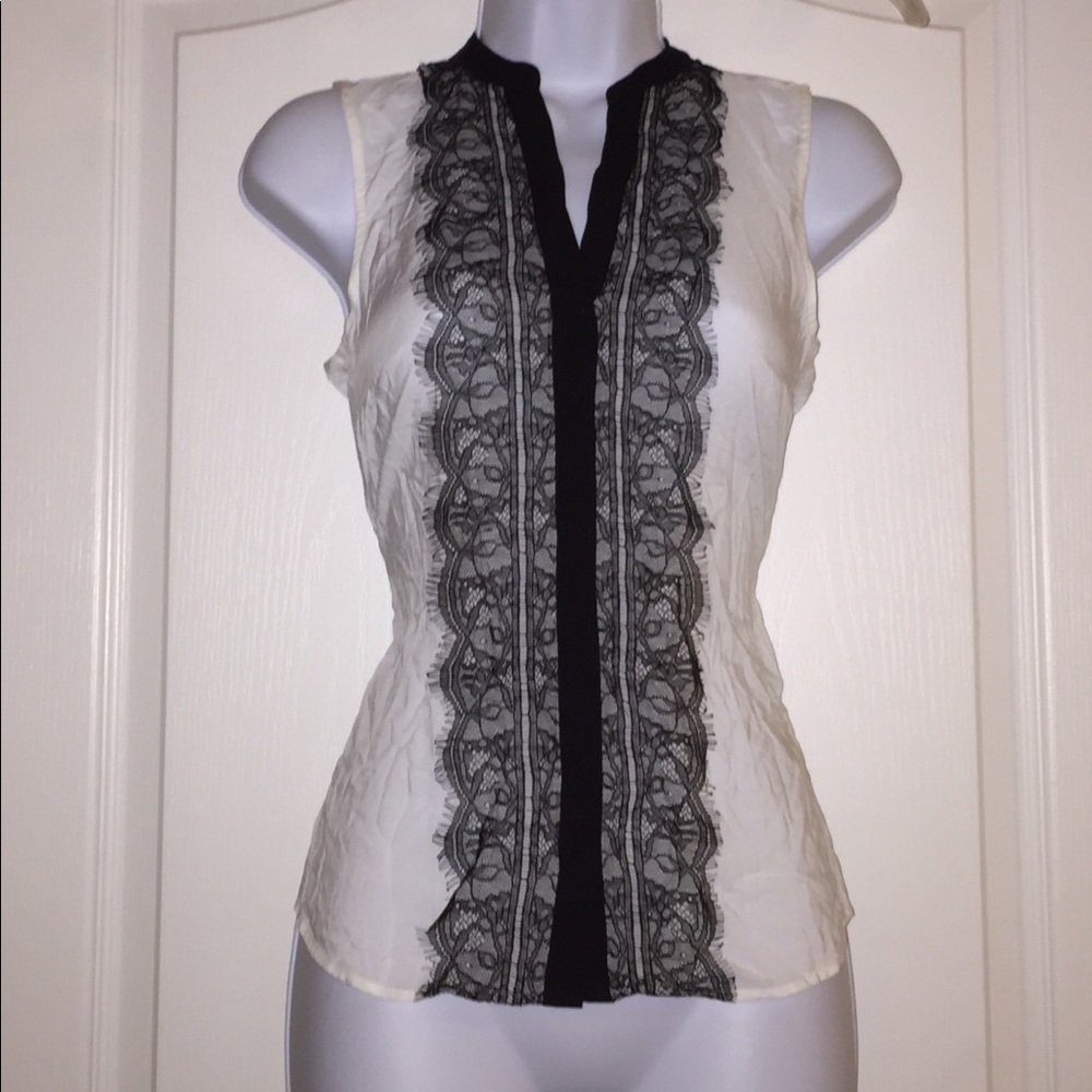 NWOT Women's H&M, Size 2, Black & White Top