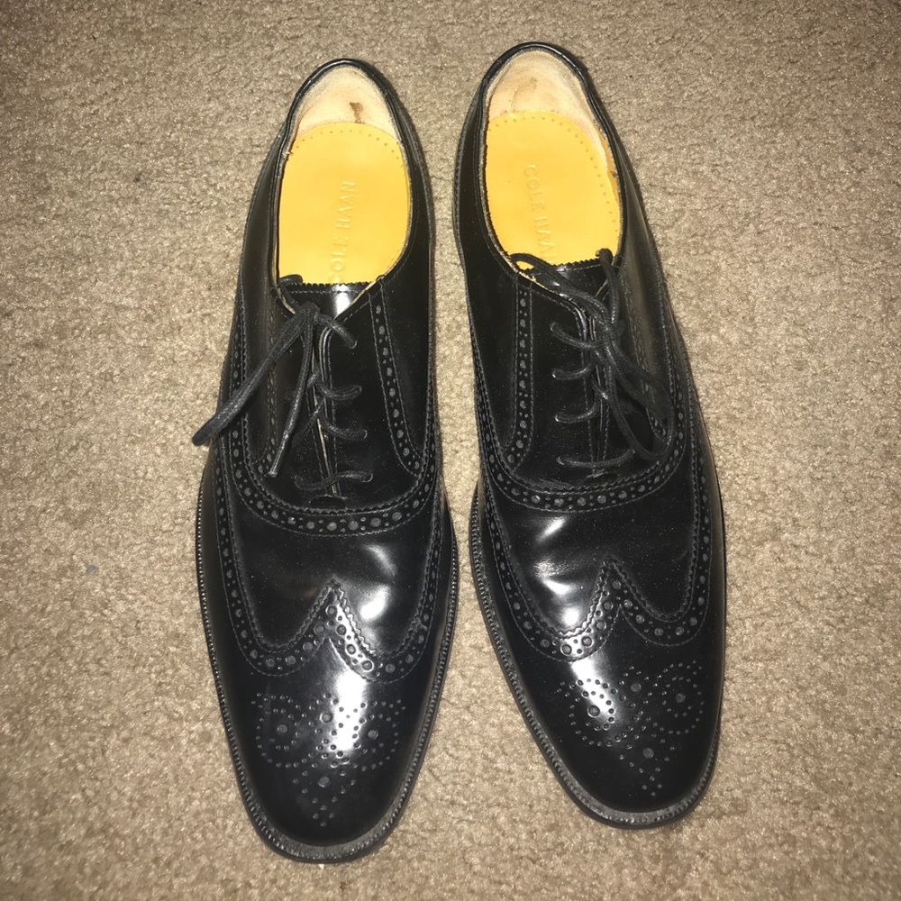 Cole Haan Williams Wingtip Oxford Shoes Black