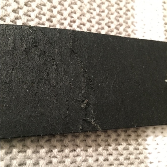 Leather Black belt with Rhinestone buckle main image 8