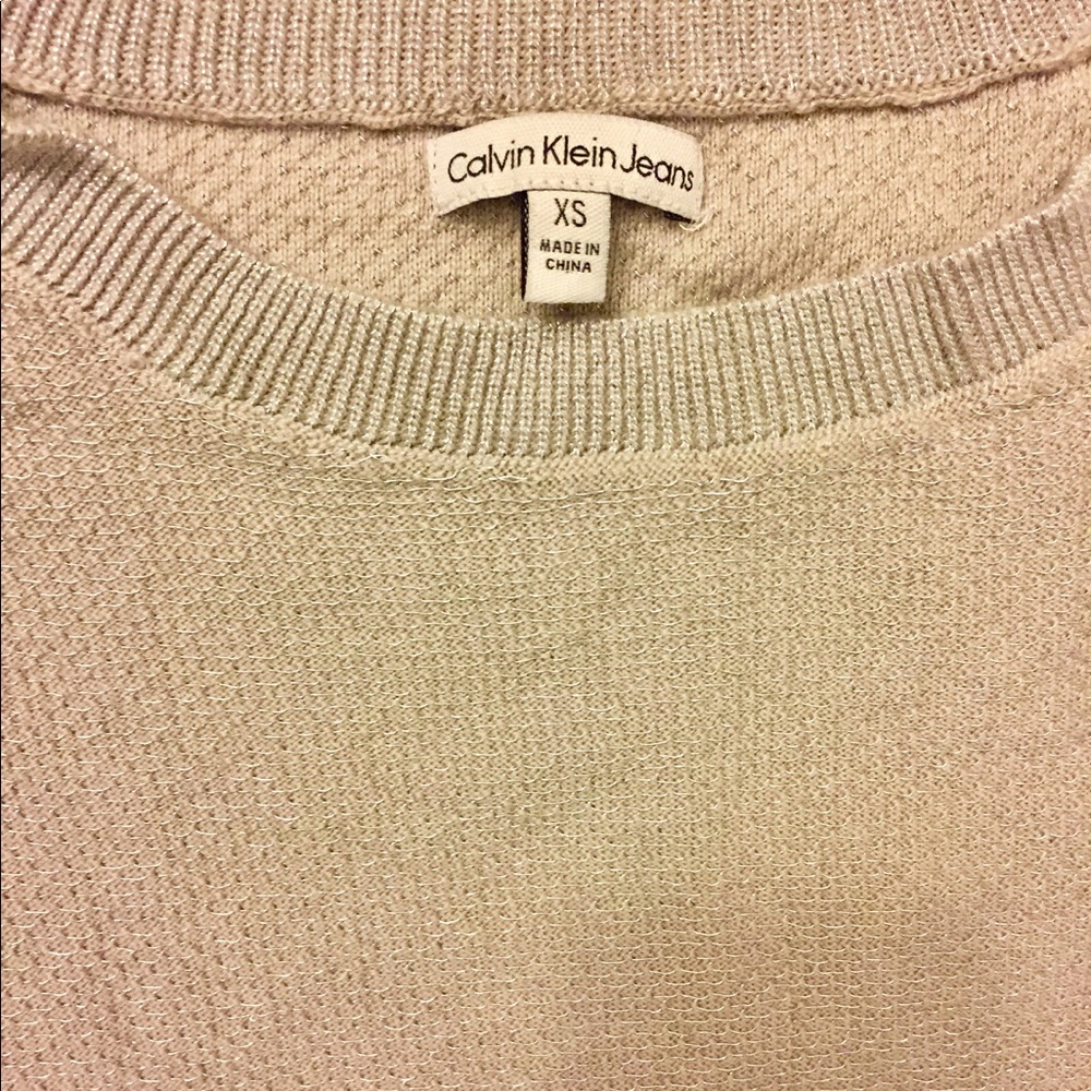 Calvin Klein short sleeve knit top