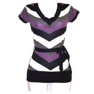 Women's IZ Byer, Sz XSmall, Striped Top