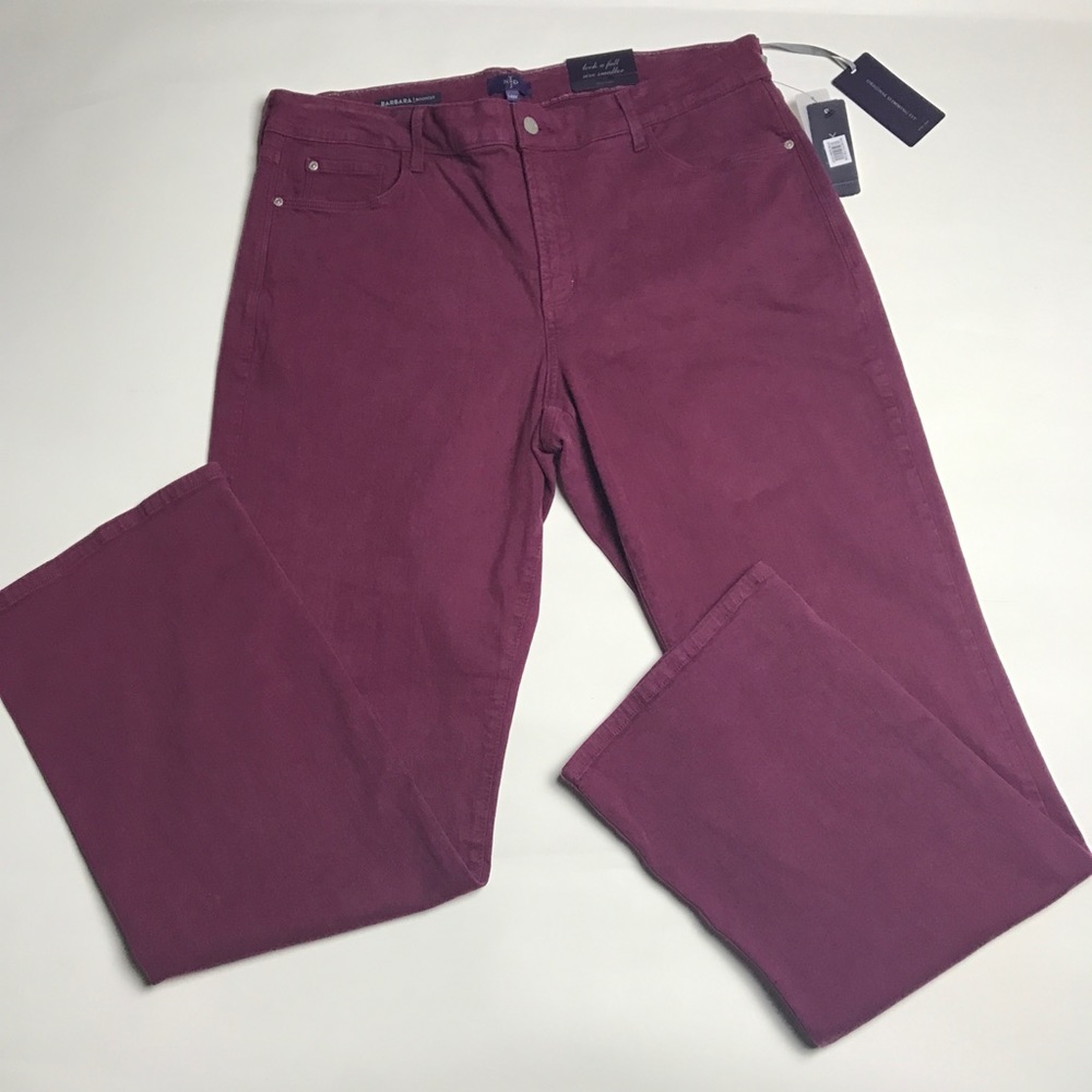 NYDJ Barbara' Colored Stretch Bootcut Jeans
