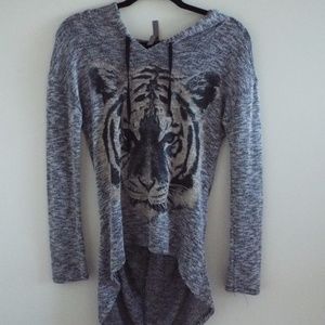 🐯💓JESSE & J HI-LO TIGER SWEATER