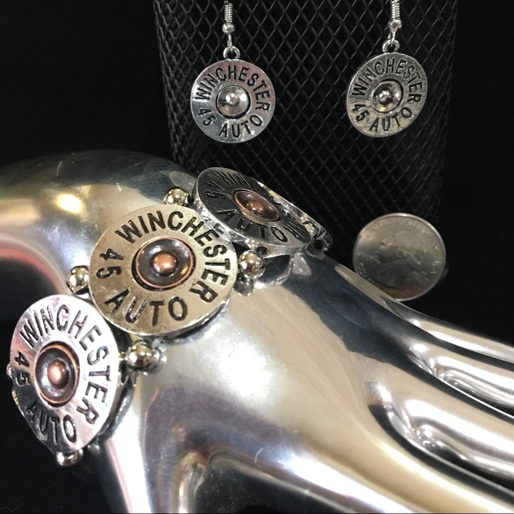 Silver Winchester Shell Set - Picture 1 of 2