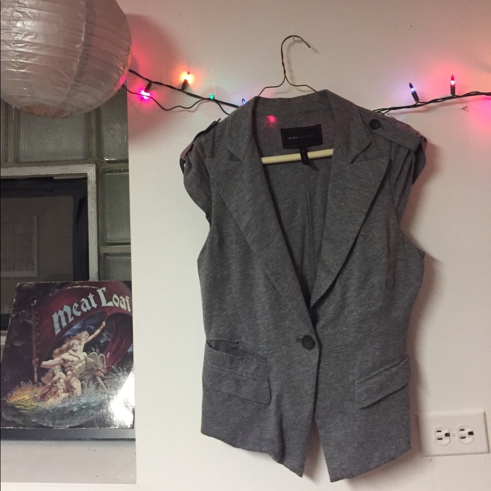 Gray vest