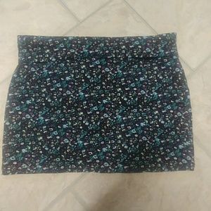 Spandex mini skirt