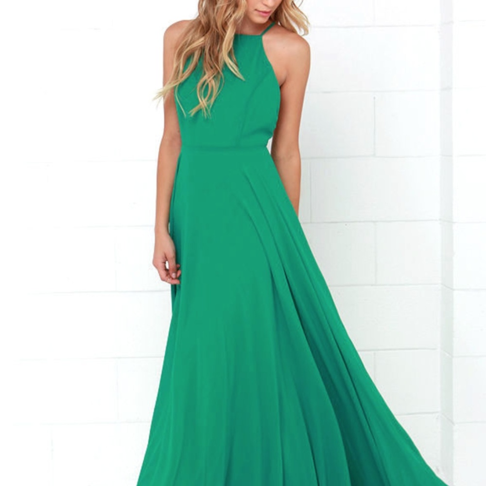 Mythical Kind of Love Green Maxi Dress